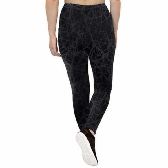 New-spyder Active Performance High Rise Legging SidePockets, Spyder Web Print LG - Picture 2 of 16